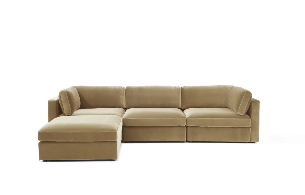 Harmony Beige Sectional Chaise Sofa