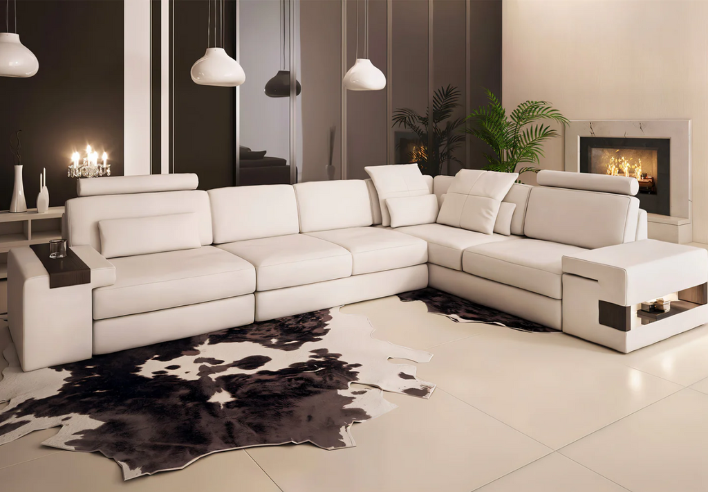 The Ultimate Statement leather L-Sectional